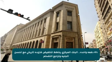 4% دفعة واحدة.. البنك المركزي يخطط لتخفيض فائدة تاريخي مع تحسن الجنيه وتراجع التضخم